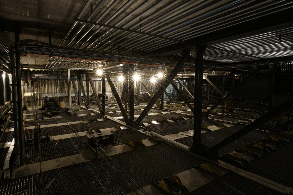 Schn&uuml;rboden des Stadttheaters