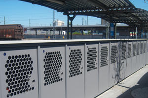 Bild vergr&ouml;&szlig;ern: Fahrradboxen am Nordbahnhof