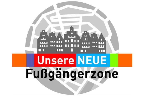 Bild vergr��ern: Logo Unsere neue Fu�g�ngerzone