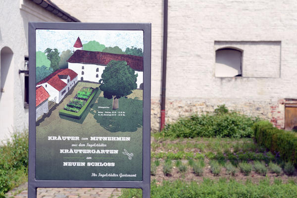 Der Kr&auml;utergarten am Neuen Schloss