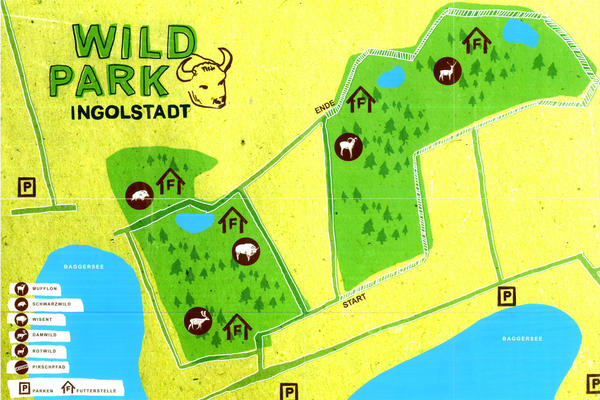Bild vergr��ern: Wildpark �bersichtsplan