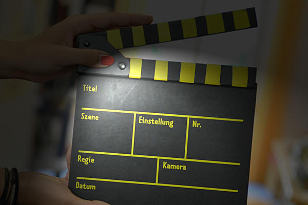 Bild vergr��ern: Kino - Filmklappe - Themenbild Theater und Film