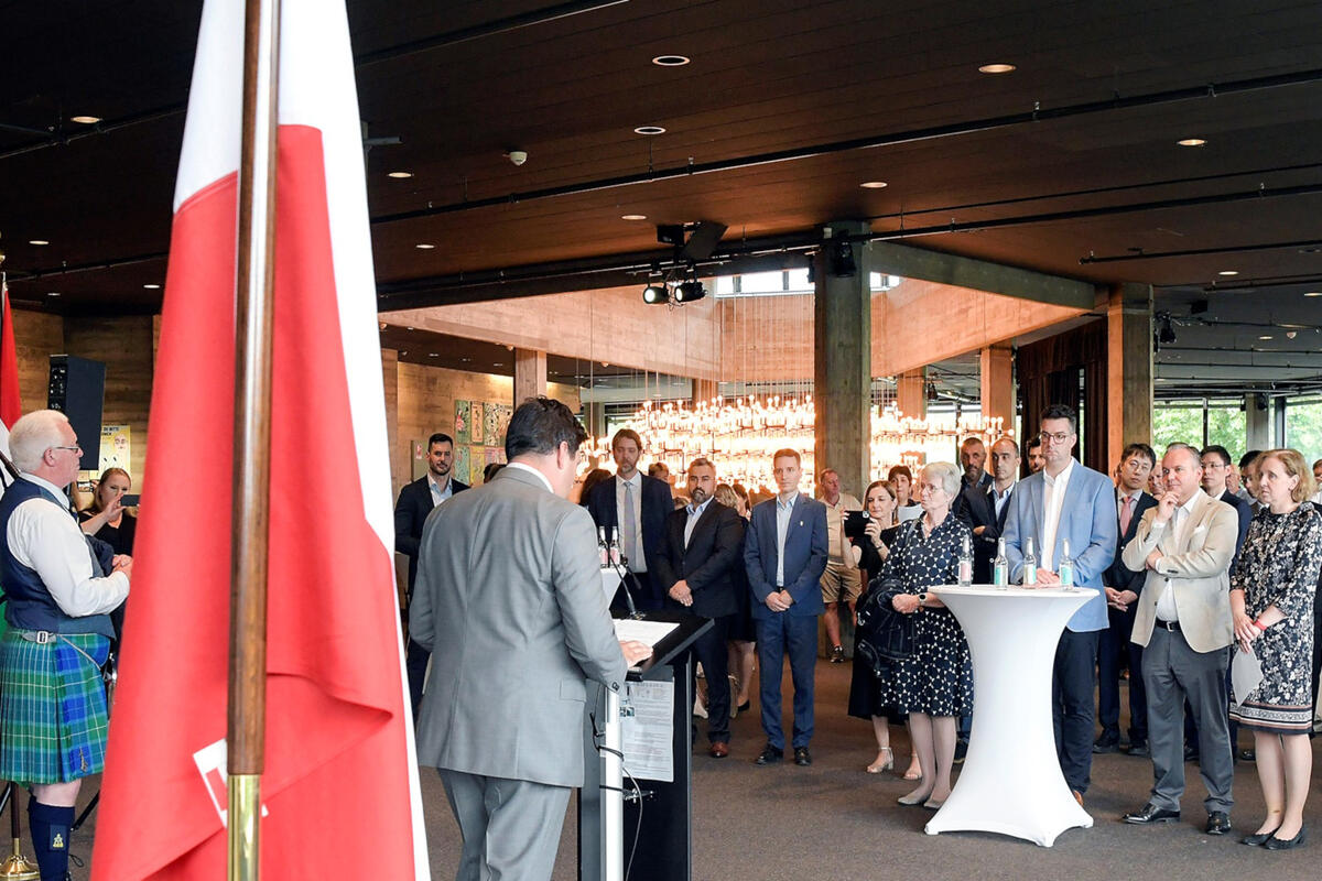 Empfang der Partnerst&auml;dte