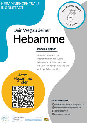 Bild vergr��ern: Infoplakat der Hebammenzentrale Ingolstadt