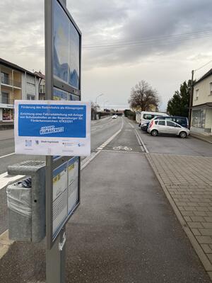 Hauptroute 04 - Fahrradableitung Regensburger Stra&szlig;e