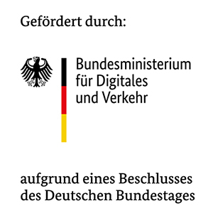 Logo des Bundesministeriums f&uuml;r Digitales und Verkehr