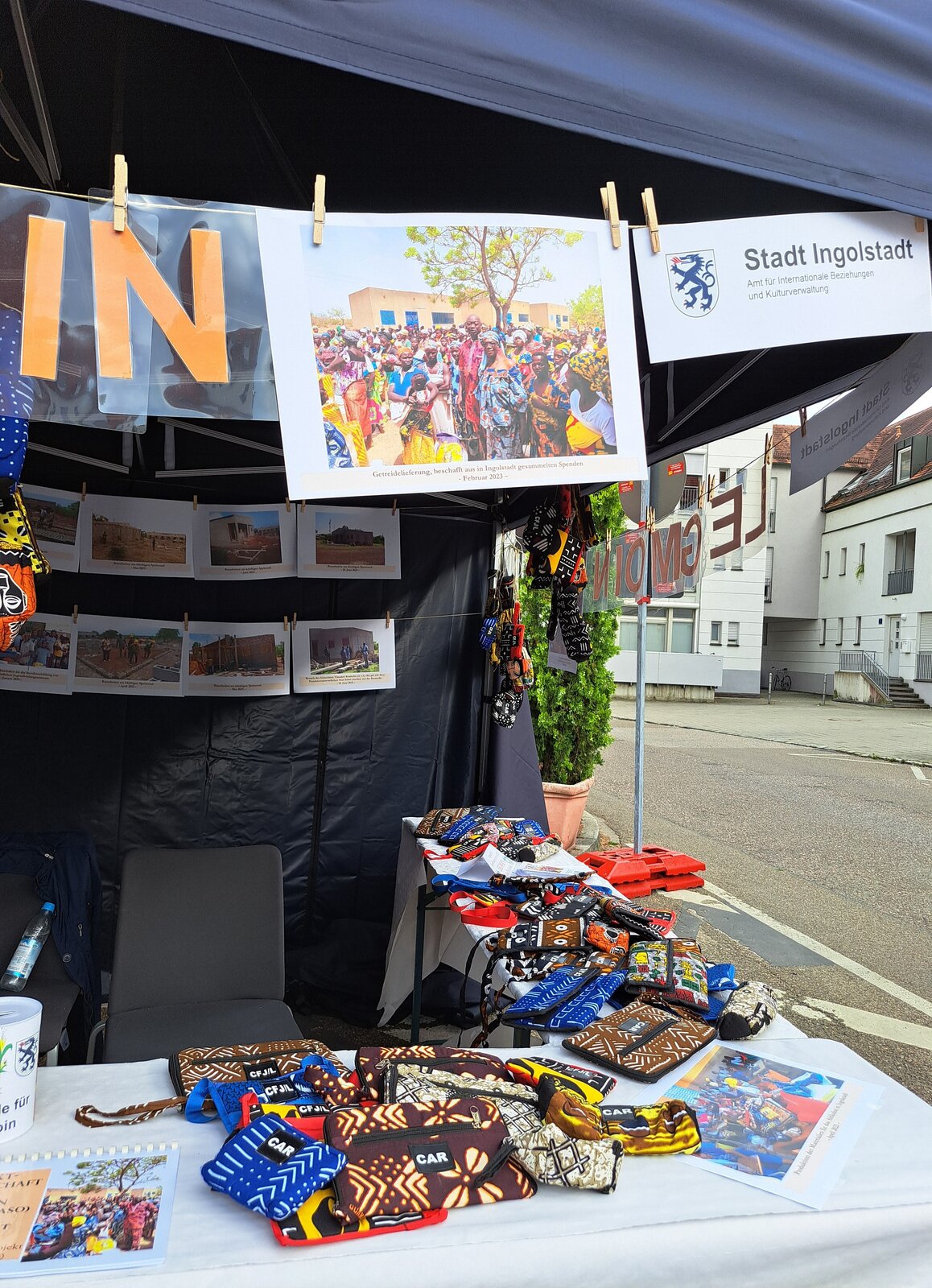 Stand Legmoin am Afrikafest