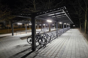 Bild vergr&ouml;&szlig;ern: Aufnahme der Radabstellanlage am Klinikum Ingolstadt