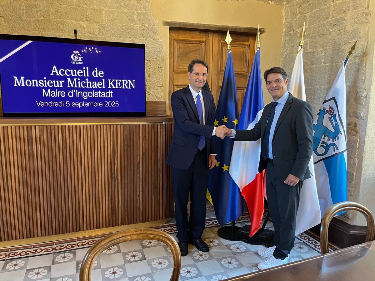 Empfang im Rathaus anl&auml;sslich des Bierfestes in Grasse