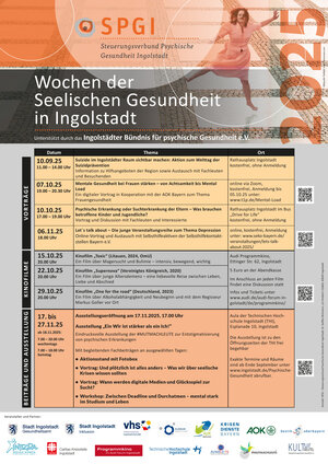 Bild vergr&ouml;&szlig;ern: Plakat zu den Wochen der Seelischen Gesundheit
