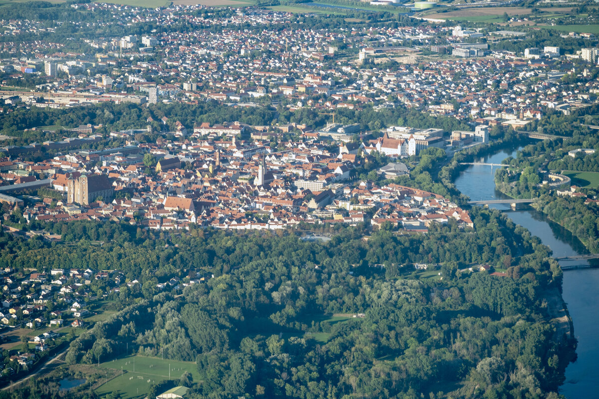 Luftbild von Ingolstadt 2025