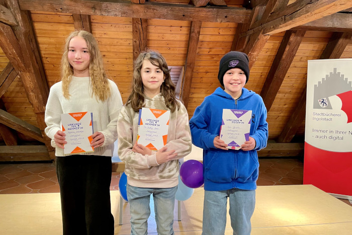 Sieger des Vorlesewettbewerbs