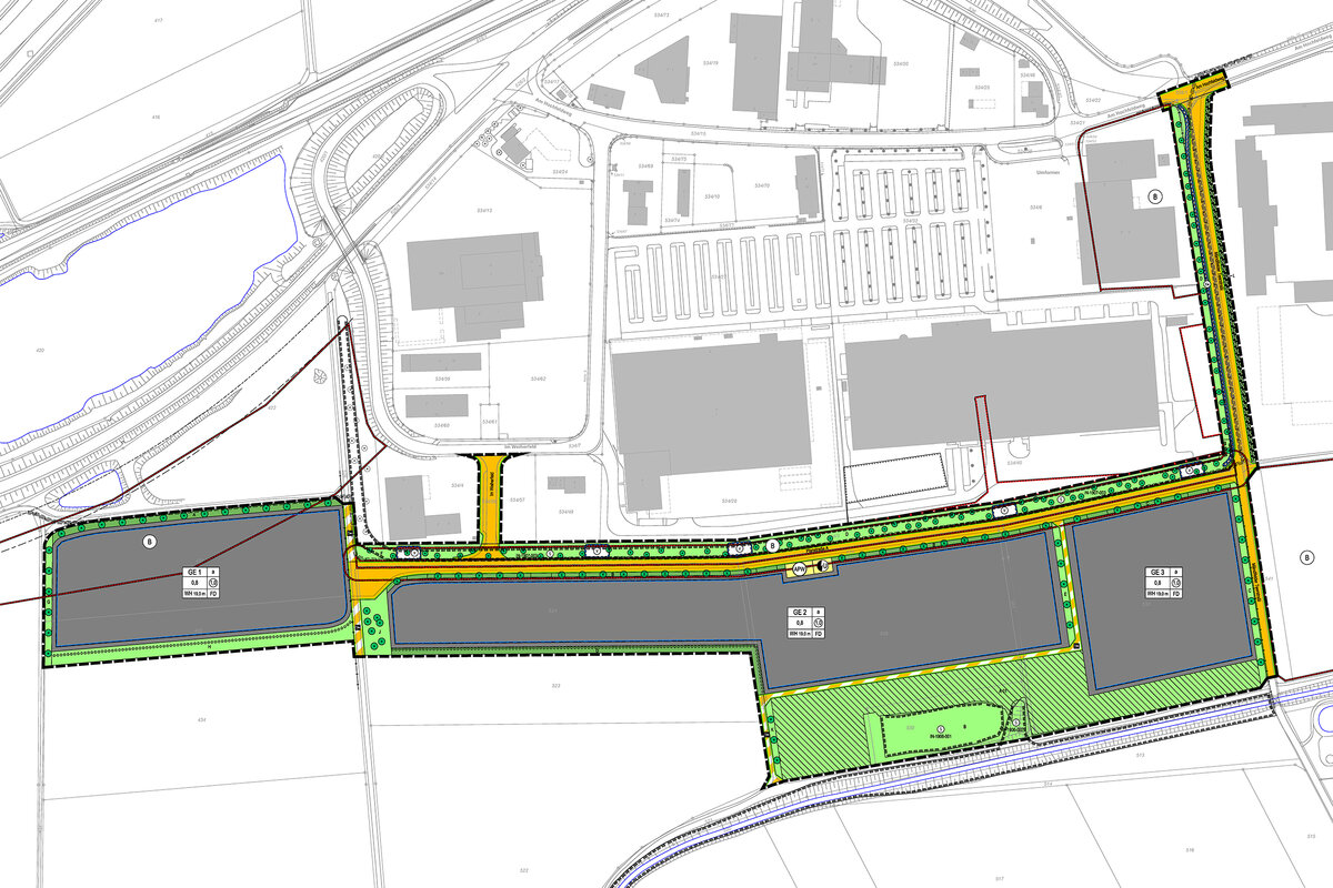 Webicon  |  Bebauungs- und Gr&uuml;nordnungsplan Nr. 934 - "Weiher