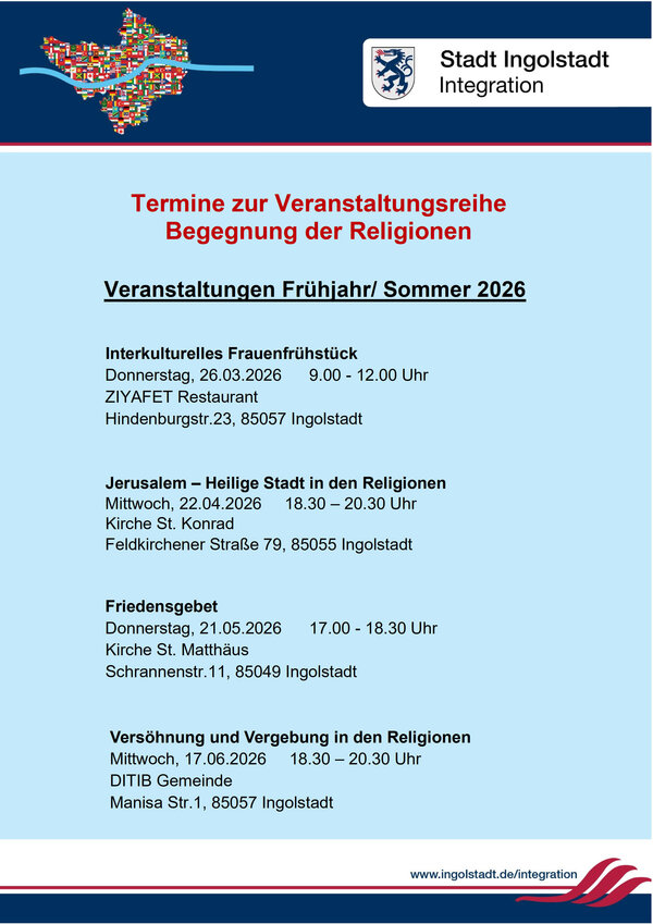 Bild vergr��ern: Vortragsreihe Begegnung der Religionen 