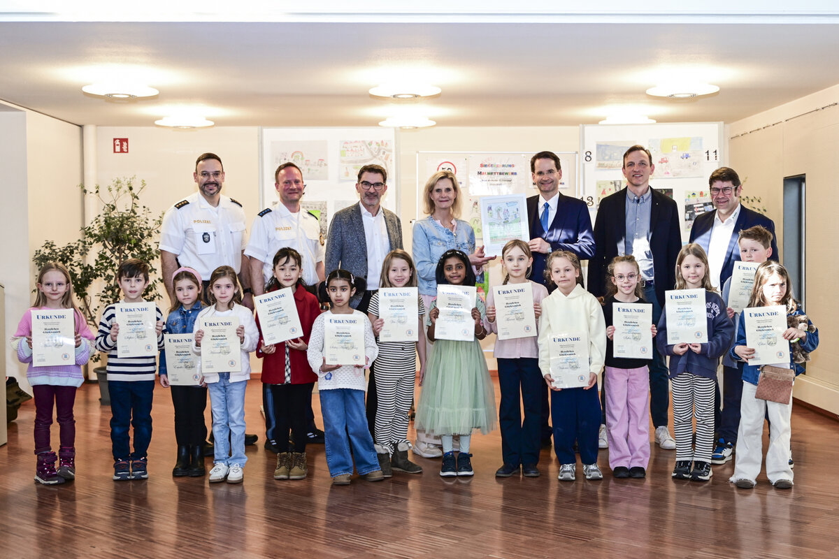 Siegerehrung "Mein sicherer Schulweg"