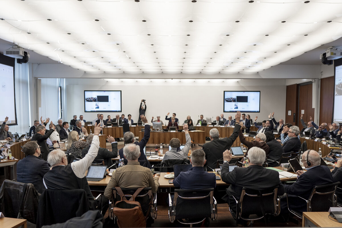 Abstimmung im Stadtrat