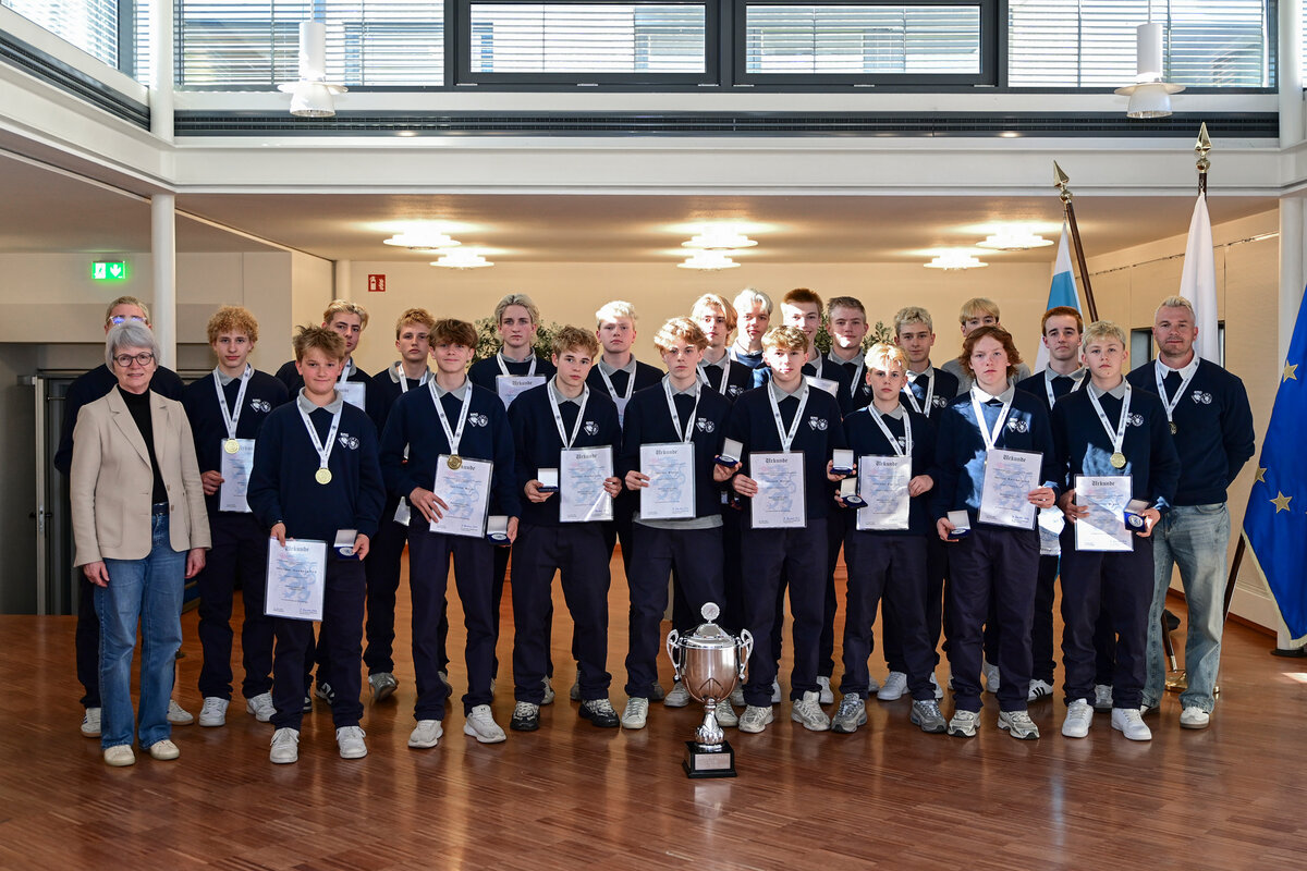 Empfang f&uuml;r U15-Mannschaft des ERCI