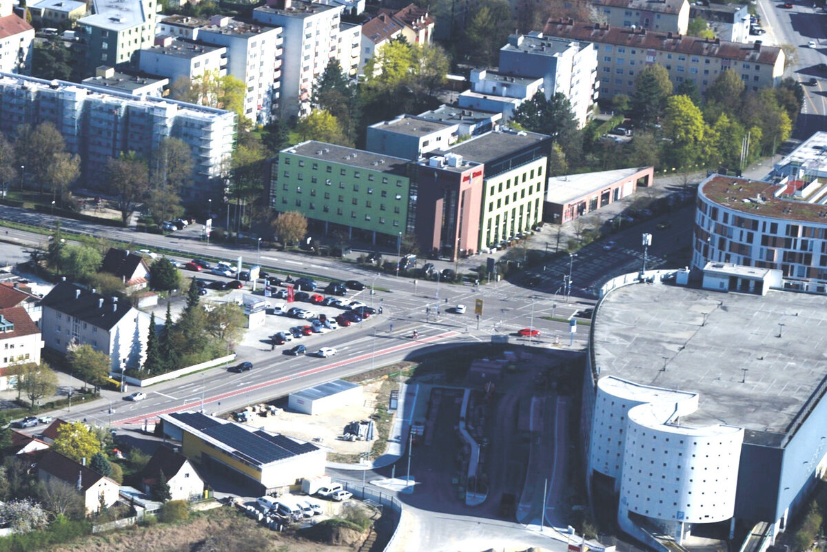 Marktkaufkreuzung mit Schneller Weg