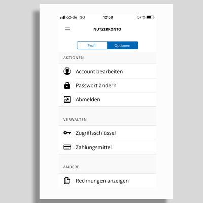 Bild vergr&ouml;&szlig;ern: SWI e-motion-App - Nutzerkonto