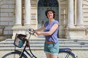 Bild vergr&ouml;&szlig;ern: Stadtradel-Star Anna Ach