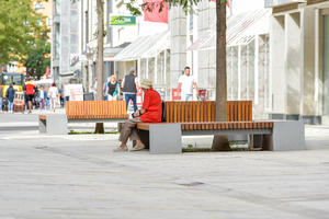 Bild vergr&ouml;&szlig;ern: Der erste Bauabschnitt in der Fu&szlig;g&auml;ngerzone ist fertig