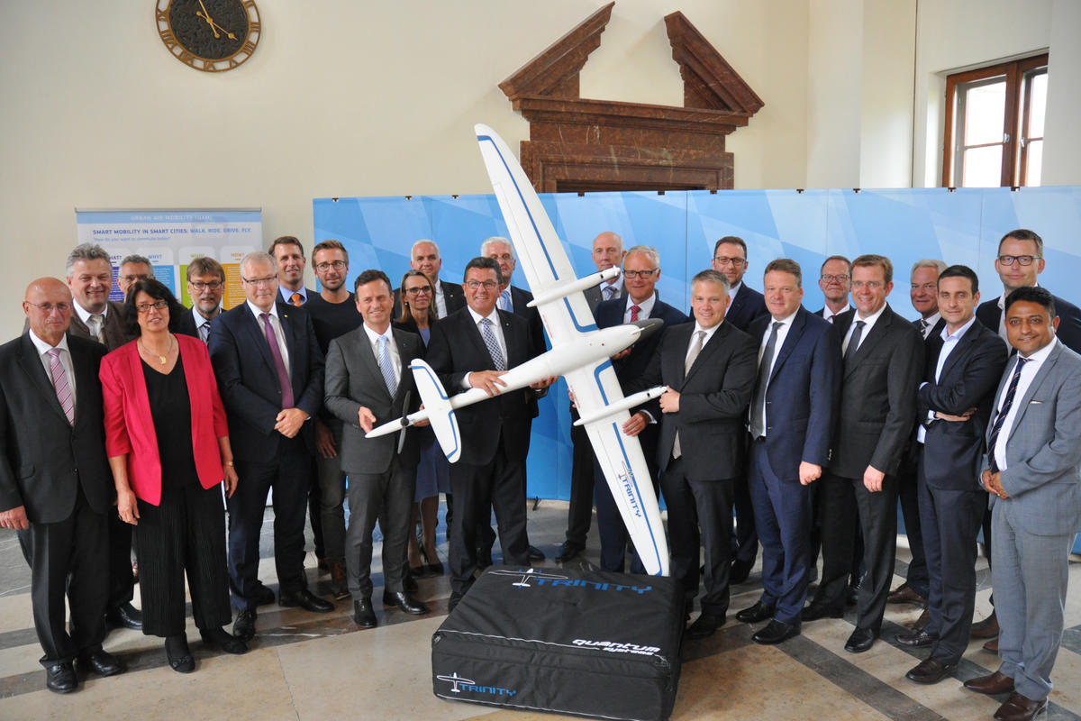 Die Ingolst&auml;dter Bewerbung f&uuml;r die Urban Air Mobility Initiative erh&auml;lt gro&szlig;e Unterst&uuml;tzung