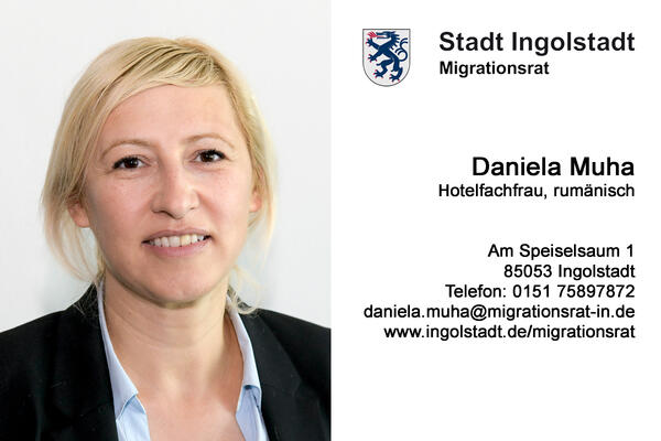 Bild vergr&ouml;&szlig;ern: Ich mag die Geschichte von Ingolstadt, das Neue Schloss, die alte Universit&auml;t, das Liebfrauenm&uuml;nster und mir gef&auml;llt wie gr&uuml;n die Stadt mit all den Parks und Seen ist. Besonders sch&ouml;n finde ich die Donau, die wie ein blaues Band die Stadt mit meinem Heimatland Rum&auml;nien verbindet. Das gibt mir das Gef&uuml;hl zu Hause zu sein. Ich w&uuml;rde mich gerne f&uuml;r folgende Themen und Ziele in Migrationsrat engagieren: Interkulturelles Gesamtkonzept, Bildungs- und Ausbildungssituation von jugendlichen Migranten, interkulturelle &Ouml;ffnung der Stadtgesellschaft, Kooperation / Unterst&uuml;tzung von Migrantenvereinen und -verb&auml;nden und ihren Projekten und Frauenarbeit. In den letzten vier Jahren war ich beim Fest der Kulturen und beim Tag der Muttersprache involviert, das m&ouml;chte ich gerne fortsetzen.