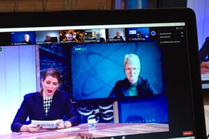 Bild vergr&ouml;&szlig;ern: B&uuml;rgermeisterin Dr. Dorothea Deneke-Stoll vertrat die Stadt Ingolstadt beim virtuellen Mayors' Table der diesj&auml;hrigen Amsterdam Drone Week.