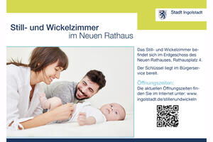 Bild vergr&ouml;&szlig;ern: Infokarte zum Still- und Wickelzimmer im Neuen Rathaus