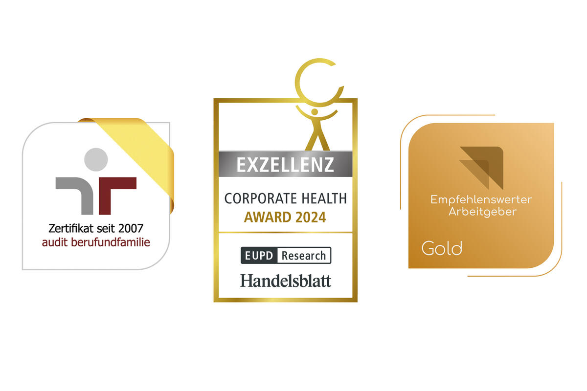 Zertifikate der Stadt Ingolstadt als Arbeitgeber