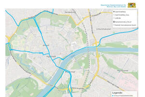 Bild vergr&ouml;&szlig;ern: Entwurf Radverkehrsnetz Ingolstadt