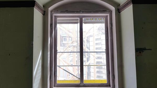 &Uuml;berarbeitung der Fensterrahmen