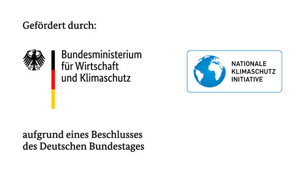 Bild vergr��ern: Logo Bundesministerium f�r Wirtschaft und Klimaschutz in Kombination mit NKI