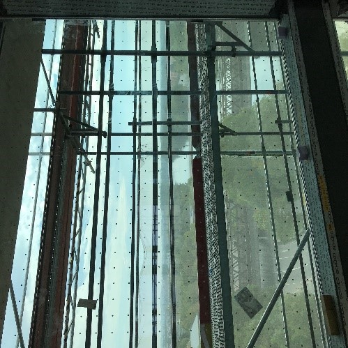 Aussicht mit Ger&uuml;st