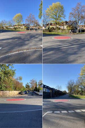 Bild vergr&ouml;&szlig;ern: Minikreisverkehr Degenhartstra&szlig;e