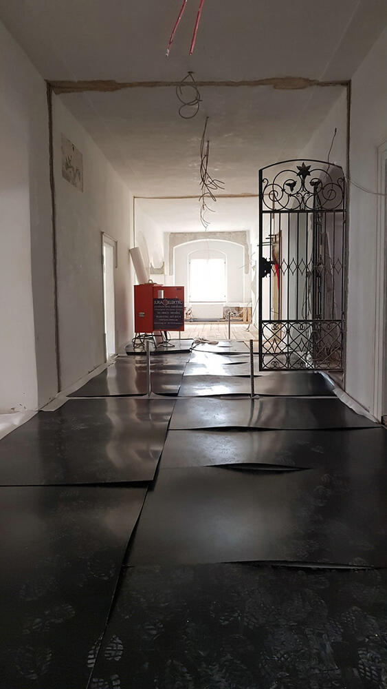 Gummimatten sch&uuml;tzen fertige B&ouml;den 