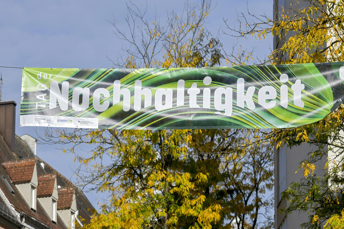 Werbem&ouml;glichkeit in der Fu&szlig;g&auml;ngerzone