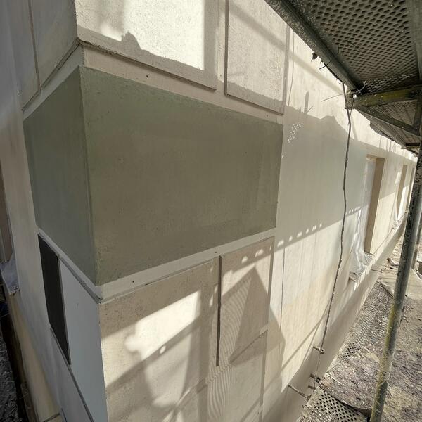 Bemusterung Au&szlig;enfassade