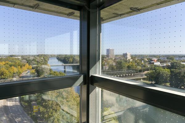 Ausblick vom k&uuml;nftigen Restaurant