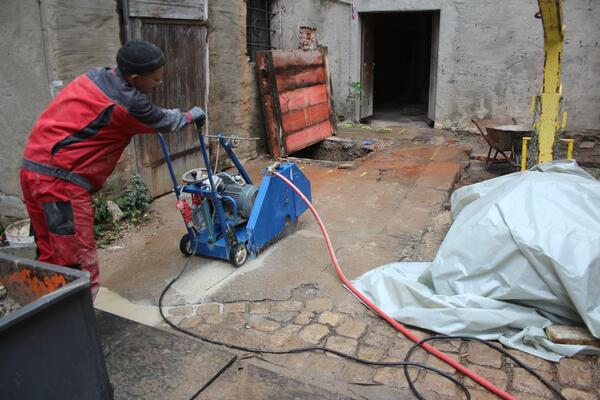 Arch&auml;ologie Innenhof