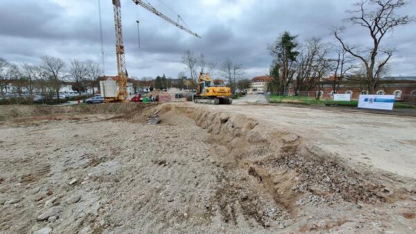 K&uuml;nftiges Baufeld