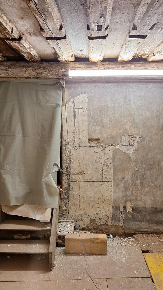 Ehemalige Au&szlig;enwand