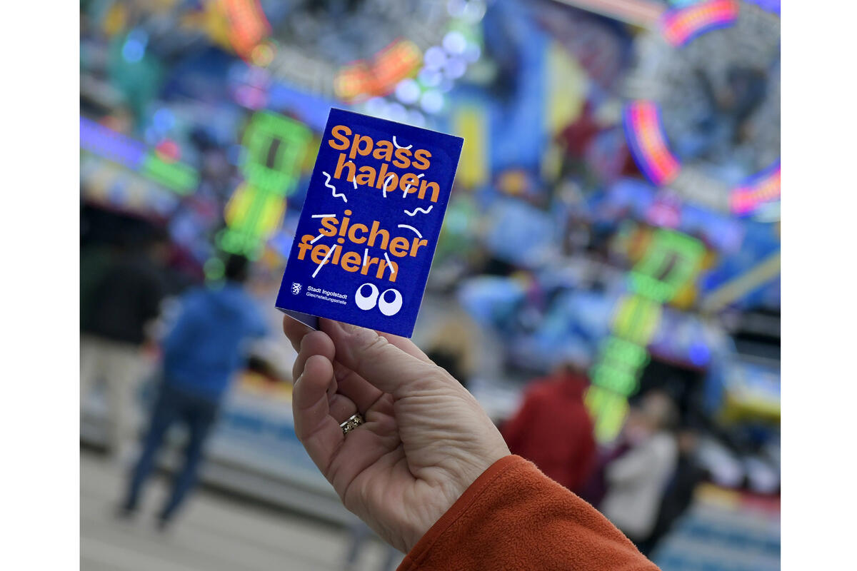 Pr&auml;ventionskarte "Spa&szlig; haben - sicher feiern"