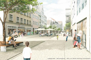Bild vergr&ouml;&szlig;ern: Visualisierung Ludwigstra&szlig;e